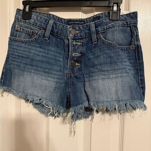 Lucky Brand Women's Blue Denim Shorts size 2 NWT